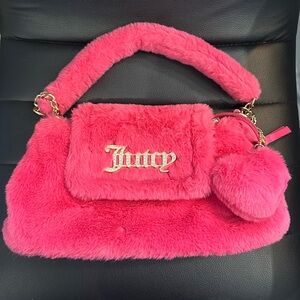 Juicy Couture Fluffy Shoulder Bag